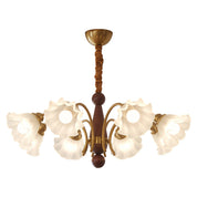 Demophon - Lily Flower Glass Chandelier