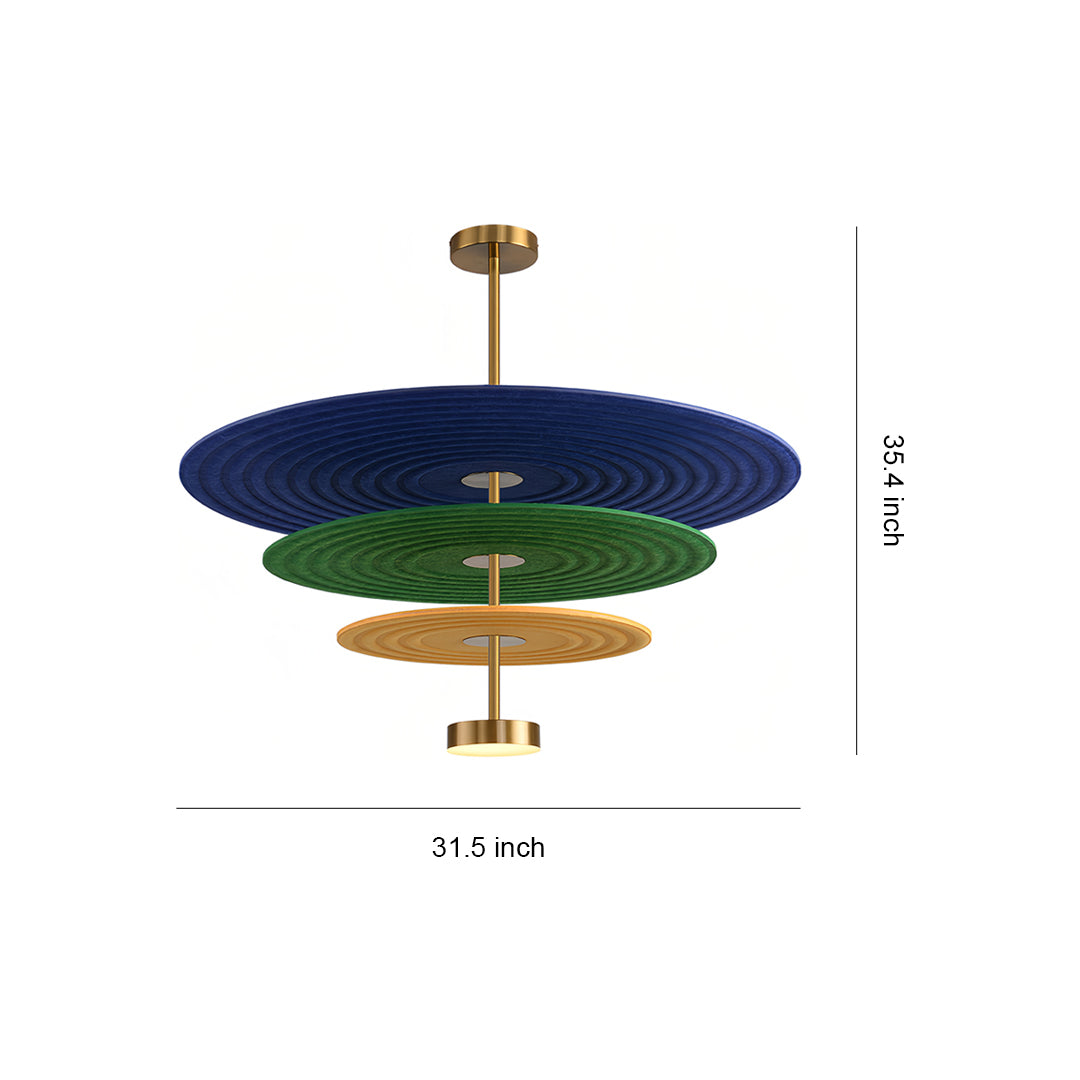 Chloris - Felt Acoustic 3-Tier Chandelier