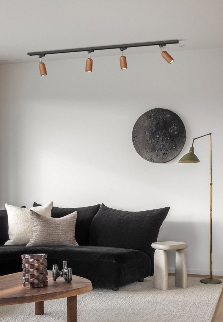 Aristaios - Wood and Steel Track Lighting