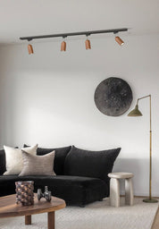 Aristaios - Wood and Steel Track Lighting