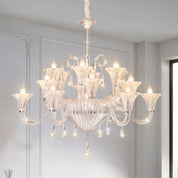 Hylas - French Glass Globe Chandelier