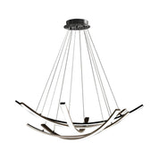 Isadora - Curved Copper Strip LED Pendant