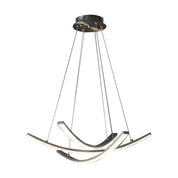 Isadora - Curved Copper Strip LED Pendant