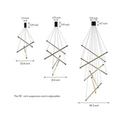 Ithaka - Minimalist LED Linear Chandelier