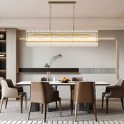 Epikles - Iron and Glass Multi-Head Chandelier