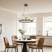 Agathon - Copper and Glass Chandelier