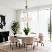 Xanthe - Gold and Bubble Glass Chandelier