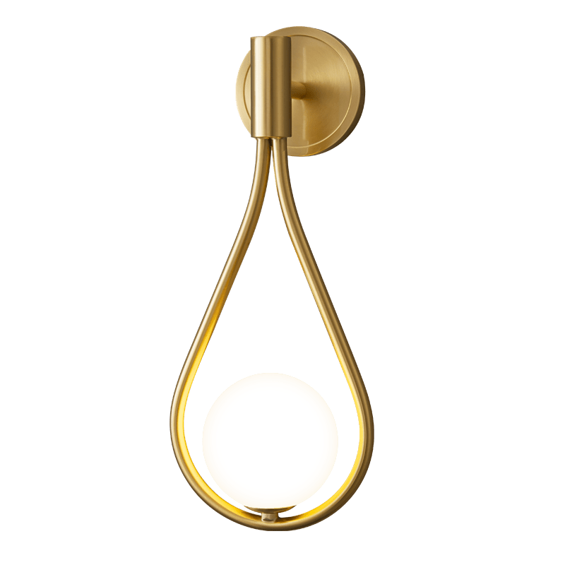 Kallianeira - Brass and Glass Vanity Light