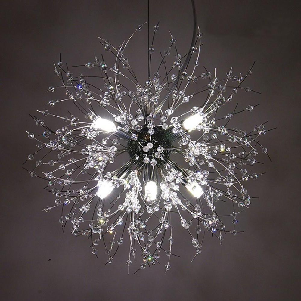 Auge - Mini Globe Chandelier in Chrome or Gold