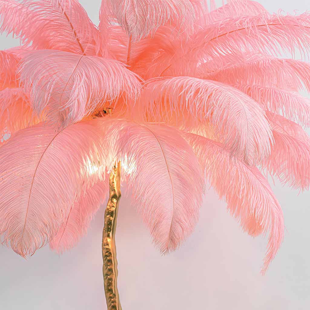 Phoinike - Ostrich Feather Floor Lamp