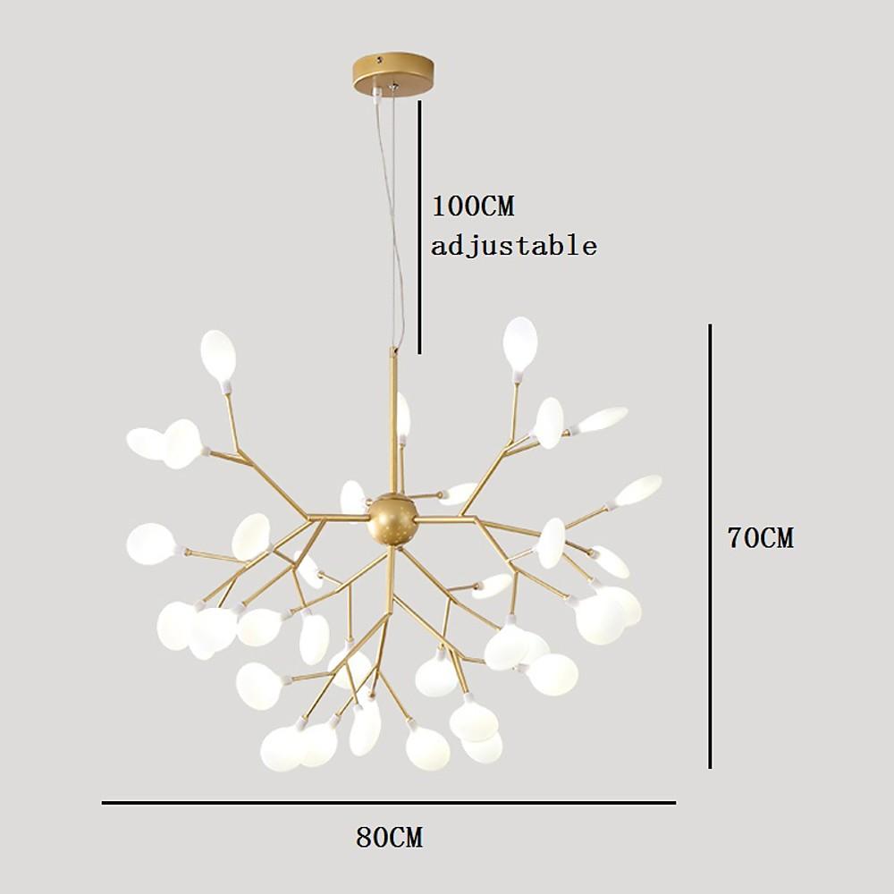 Chryseis - 36-Light Gold Sputnik Chandelier