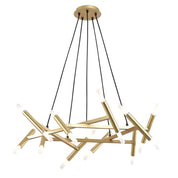 Elpis - Black or Gold 20-Light Sputnik Chandelier