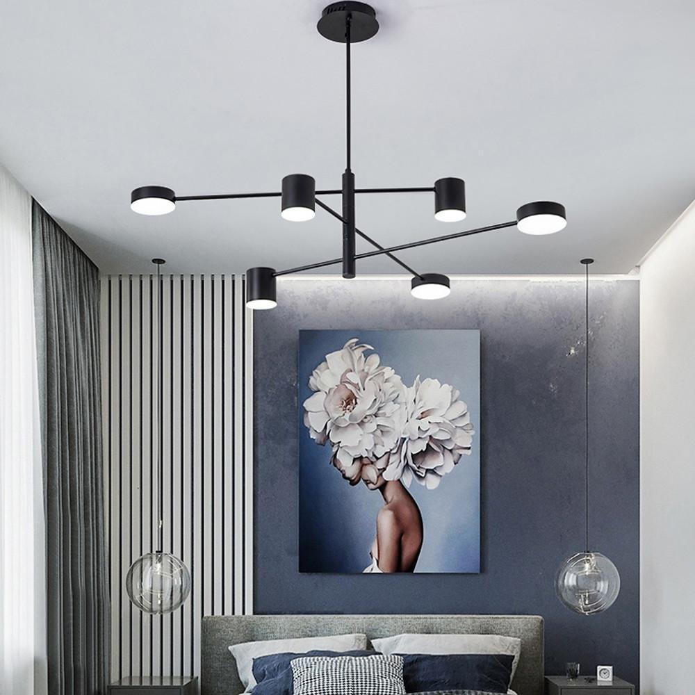 Doriskos - Black Sputnik LED Chandelier