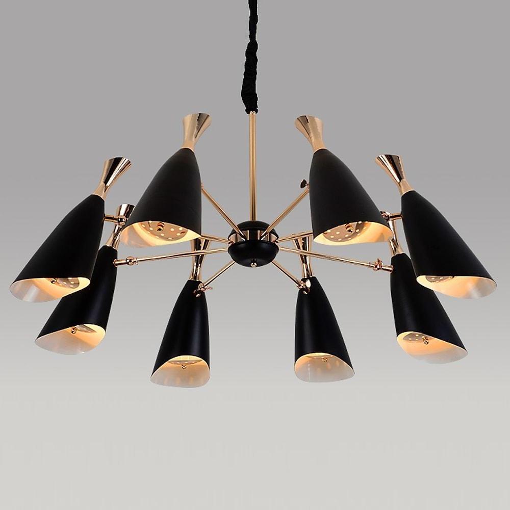 Briseis - Electroplated Metal 8-Light Chandelier