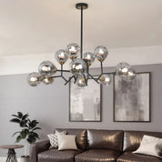 Deiphobos - Twelve-Globe Glass Chandelier