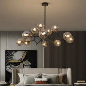 Deiphobos - Twelve-Globe Glass Chandelier
