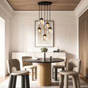 Aglaia - Brass and Glass Globe Chandelier
