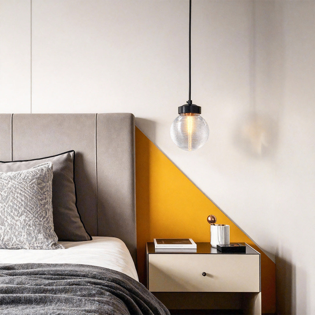 Aglaia - Brass and Glass Globe Chandelier