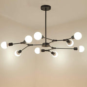 Berenika - Nine-Light Sputnik Metal Chandelier