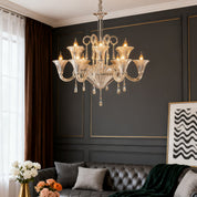 Hylas - French Glass Globe Chandelier