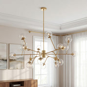Eudora - Gold Bubble Sputnik Chandelier