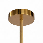 Leandros - Gold Geometric Glass Chandelier
