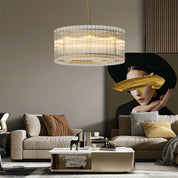 Epikles - Iron and Glass Multi-Head Chandelier