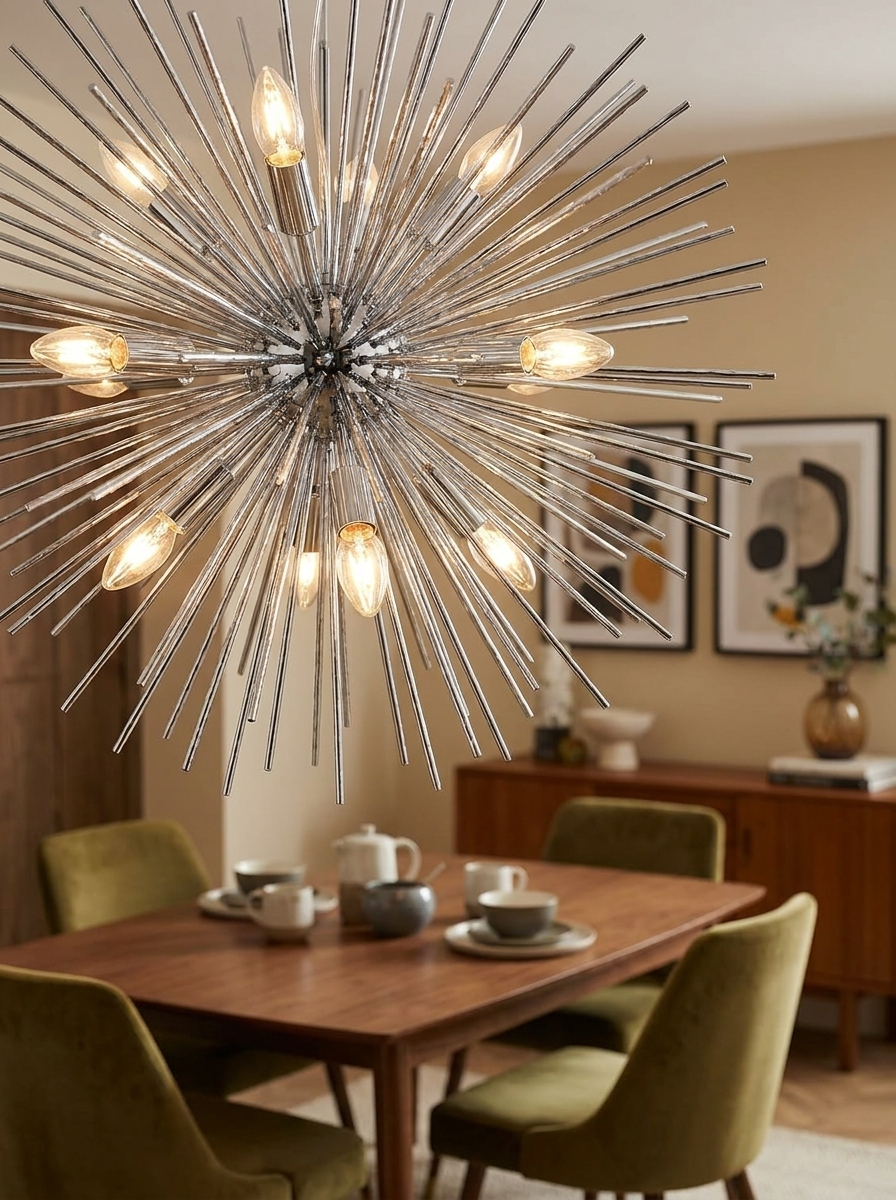 Alphaios chandelier design and materials close up