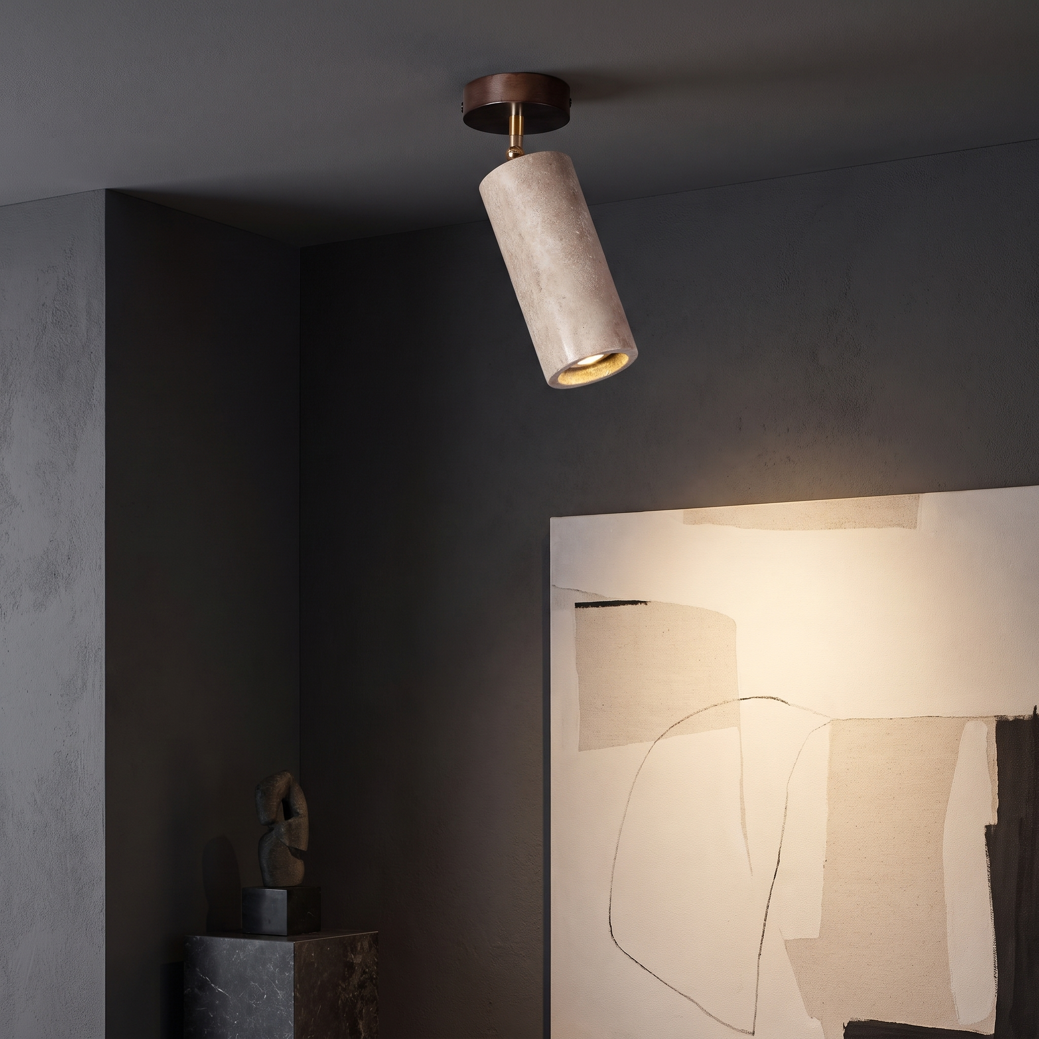 Perseis - Travertine Stone Spotlight