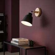 Strophios - Rotating Wood Wall Sconce