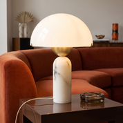Chrysothemis - Alabaster Globe Table Lamp