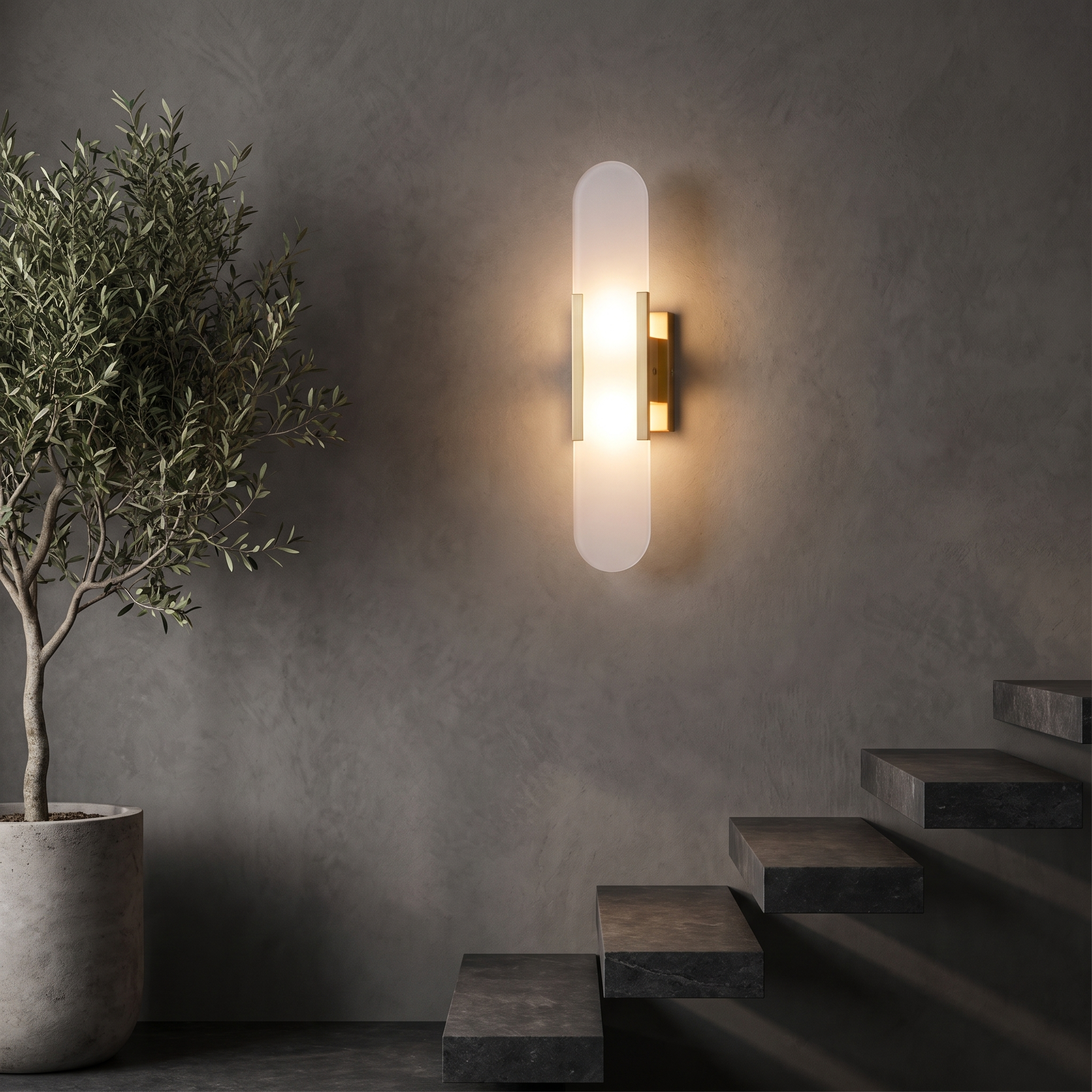 Prymno - Alabaster Wall Sconce