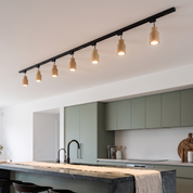 Aristaios - Wood and Steel Track Lighting
