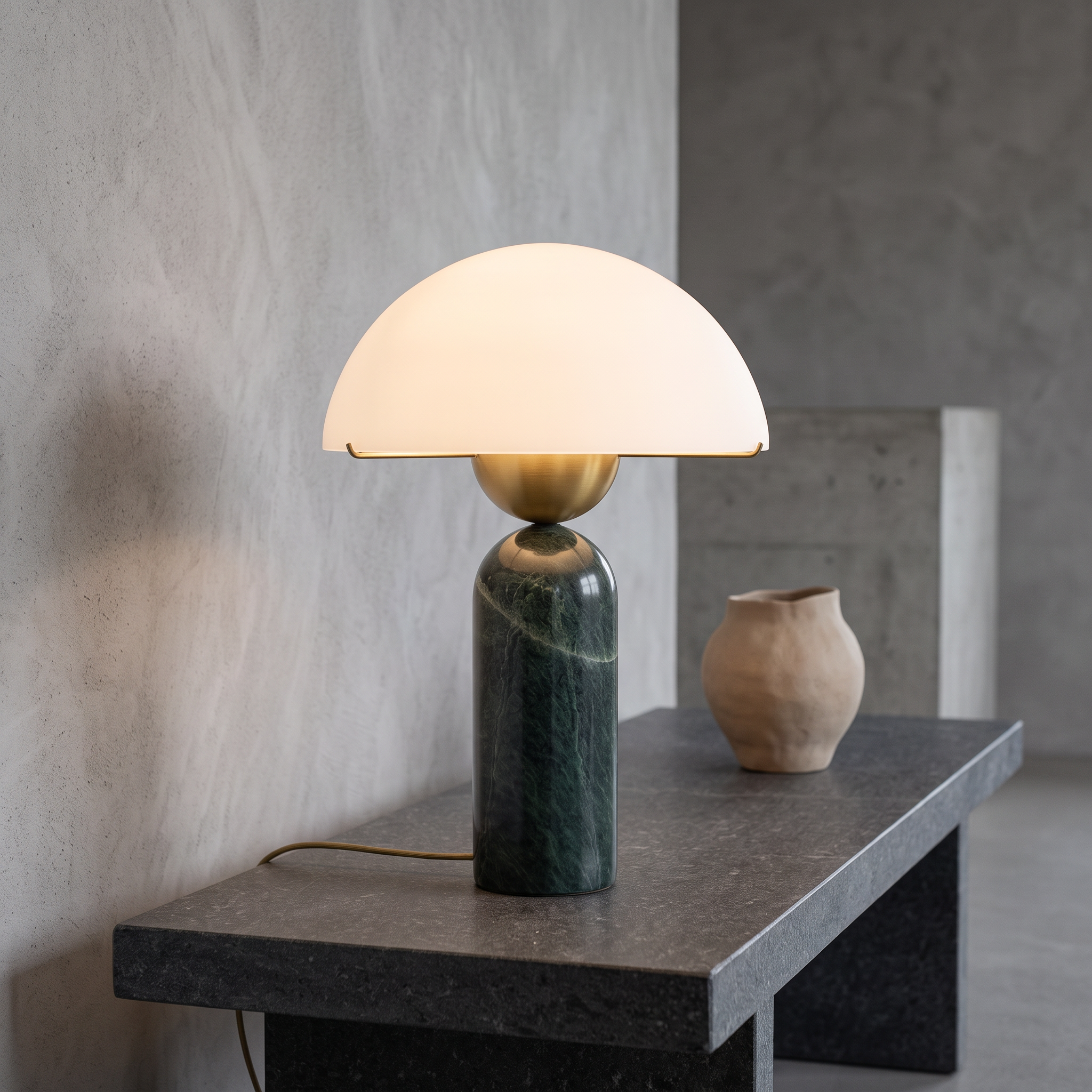 Chrysothemis - Alabaster Globe Table Lamp