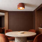 Rhode - Pleated Resin Ceiling Lamp