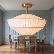 Stephane - Pleated Fabric Ceiling Lamp