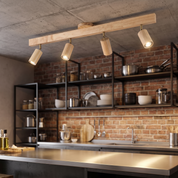 Philyra - Wood Rail Track Lighting