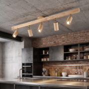 Philyra - Wood Rail Track Lighting