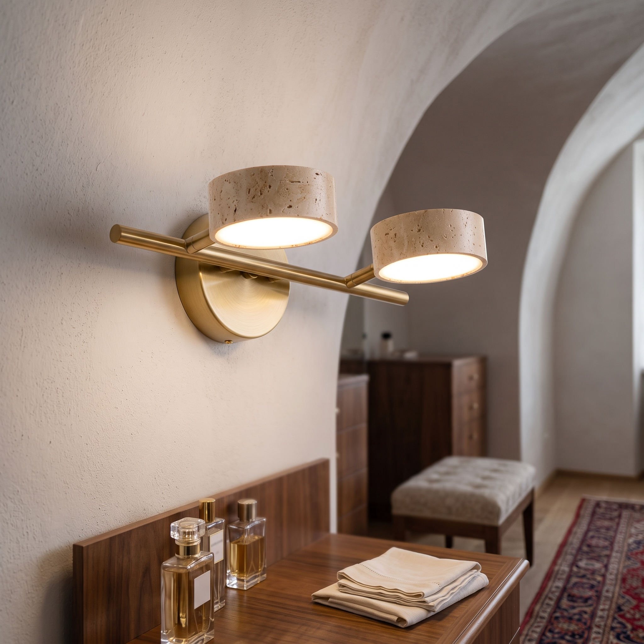 Sterope wall light, lifestyle image 2