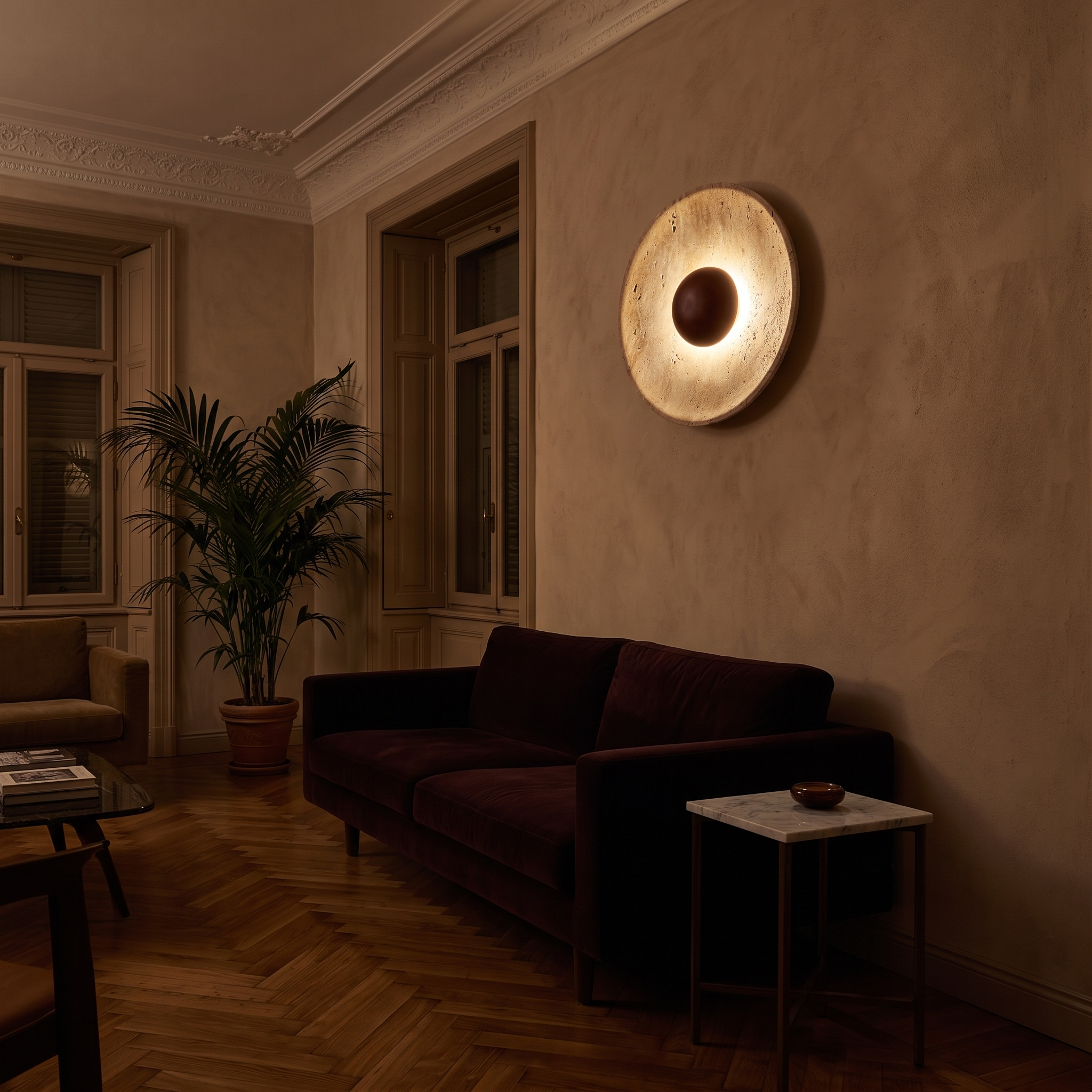 Aether wall light, lifestyle image 3