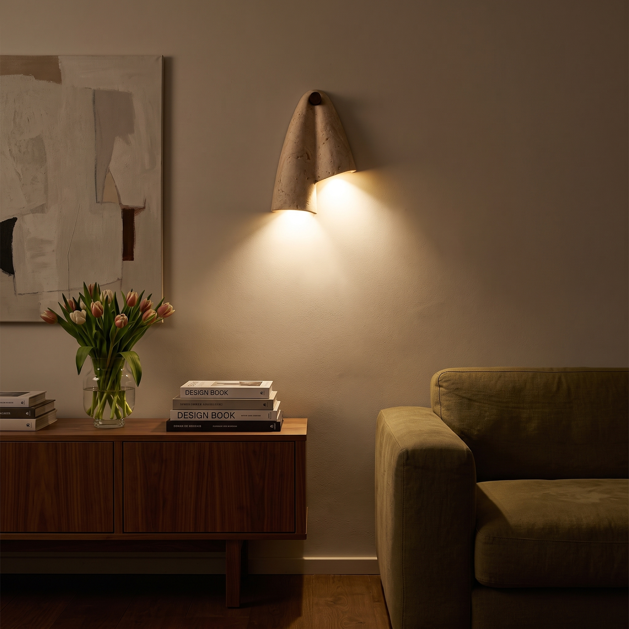 Amphitrite wall light, lifestyle image 3