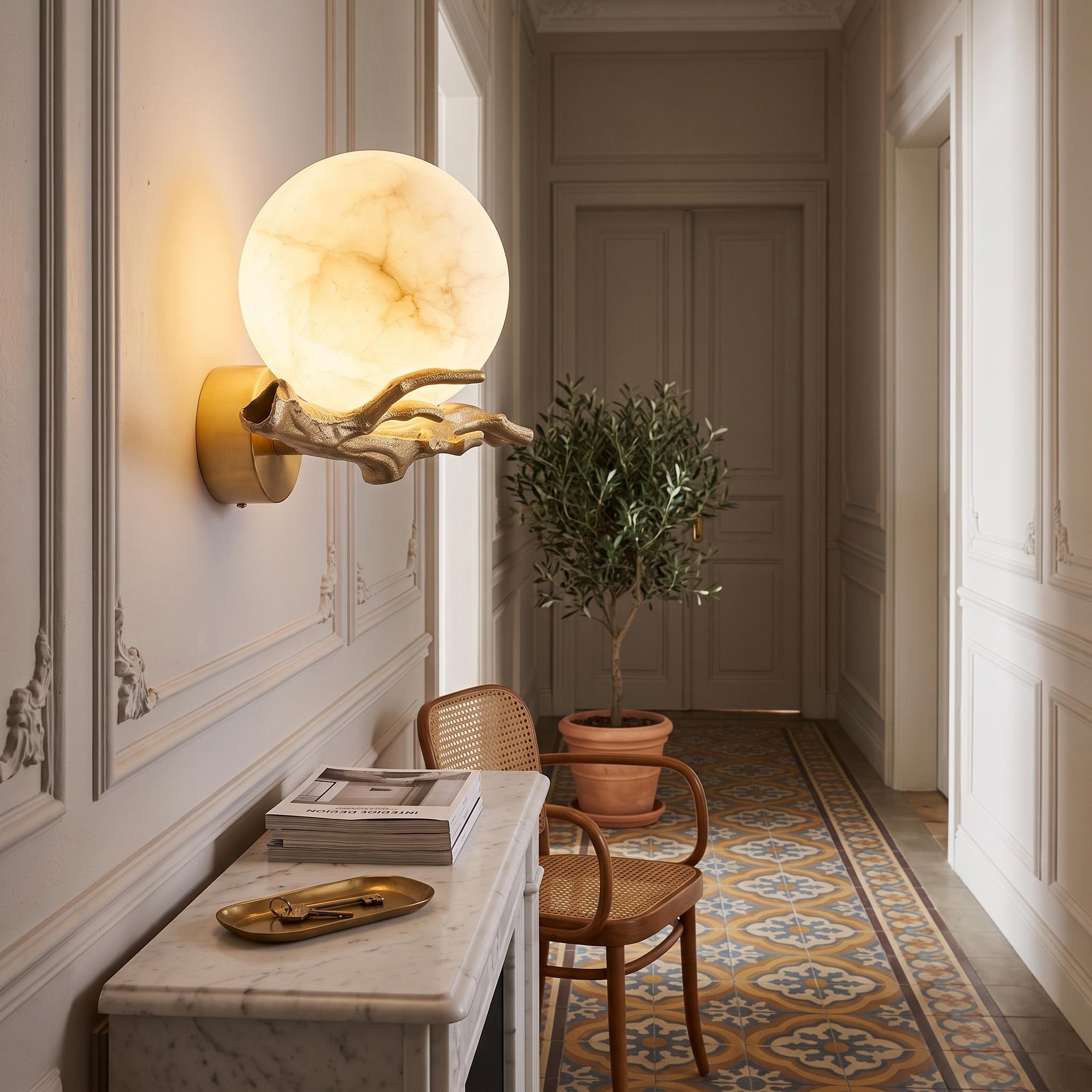 Thetis wall light, lifestyle image 2