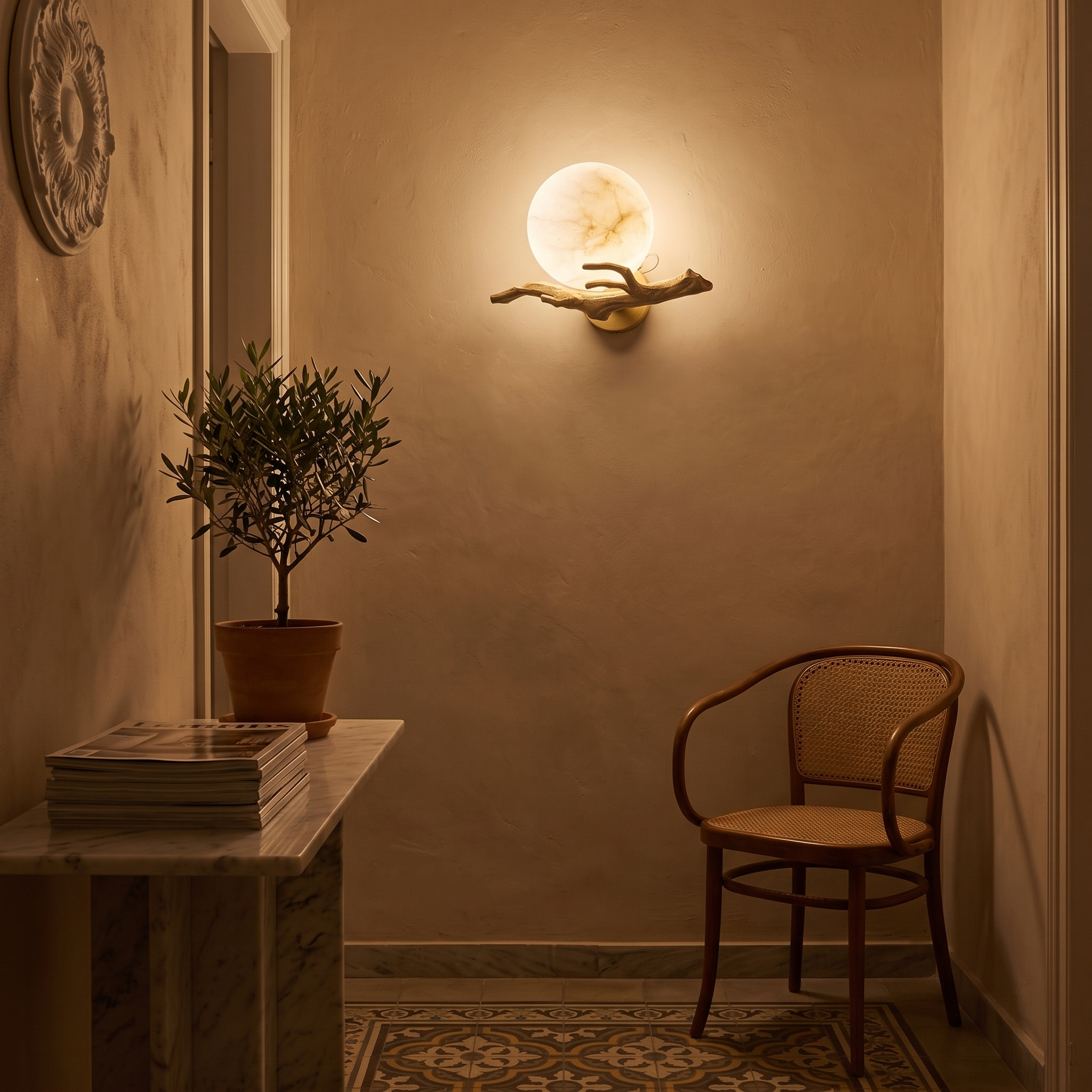 Thetis wall light, lifestyle image 3