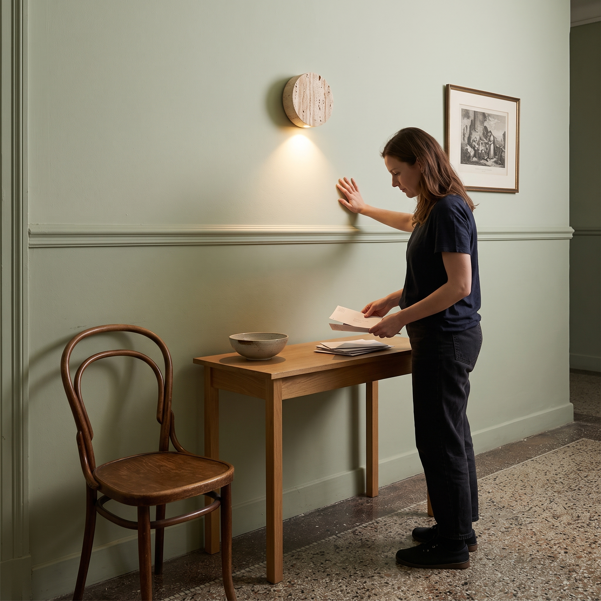 Nyssa wall light, lifestyle image 1