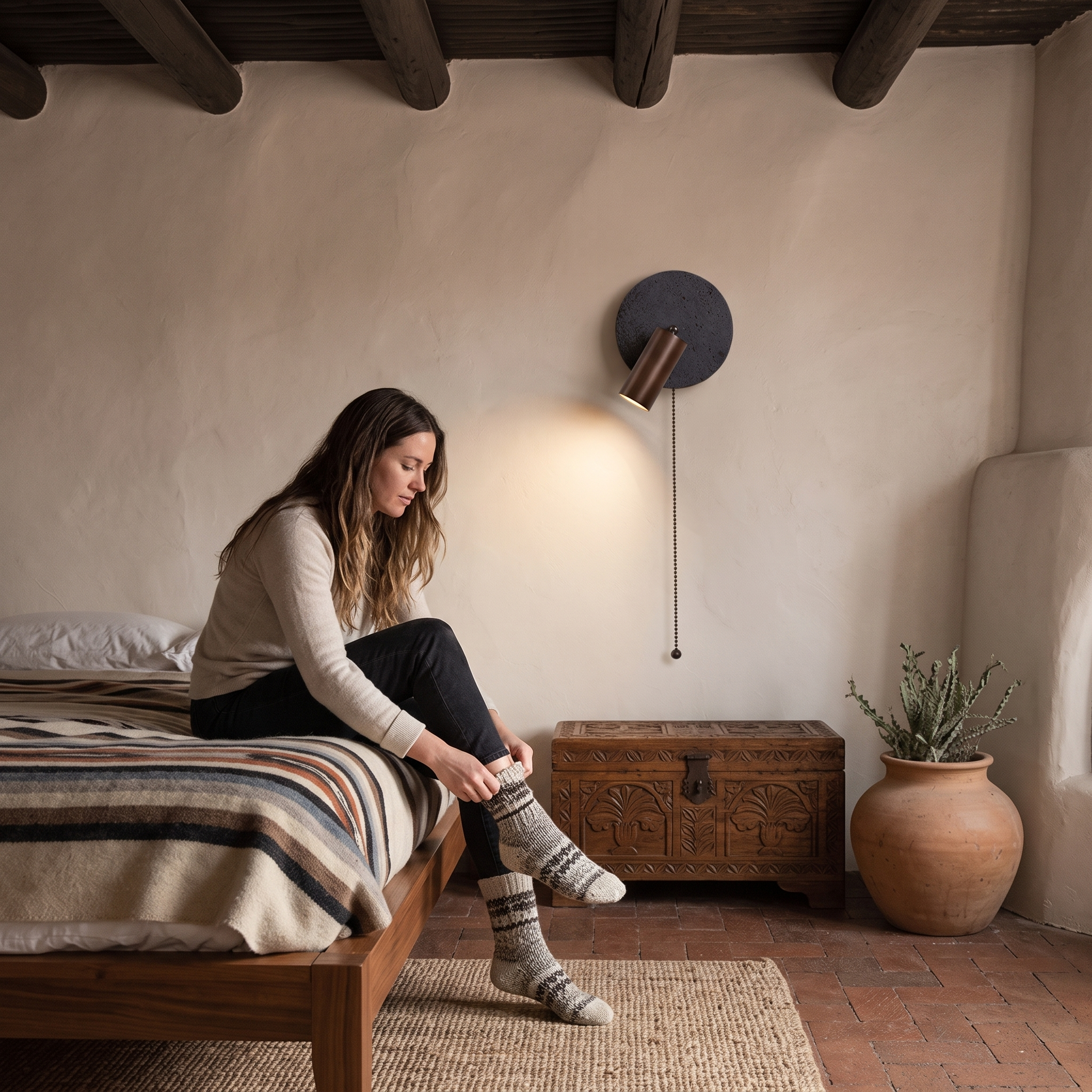 Nykteus wall light, lifestyle image 1
