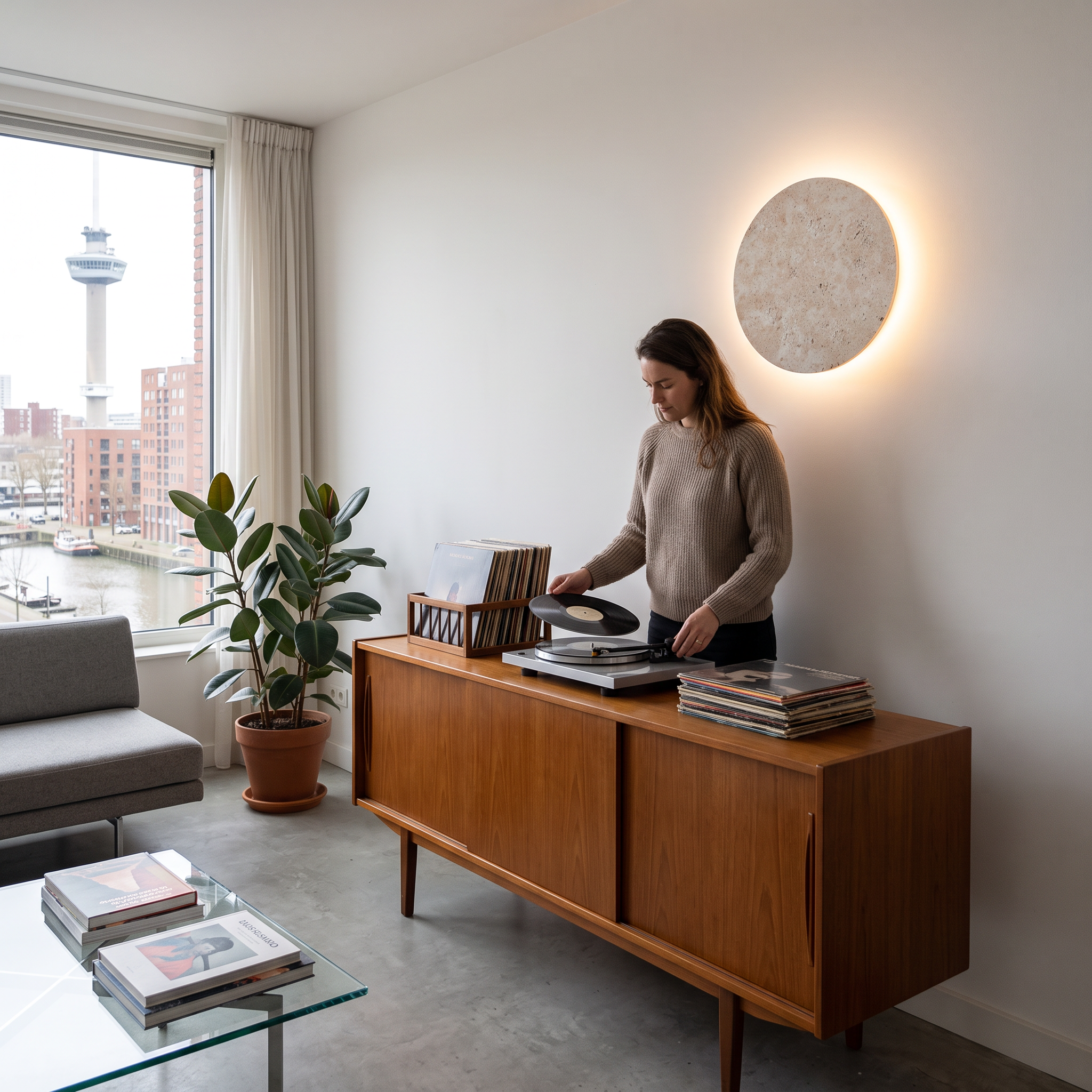 Tyche wall light, lifestyle image 1
