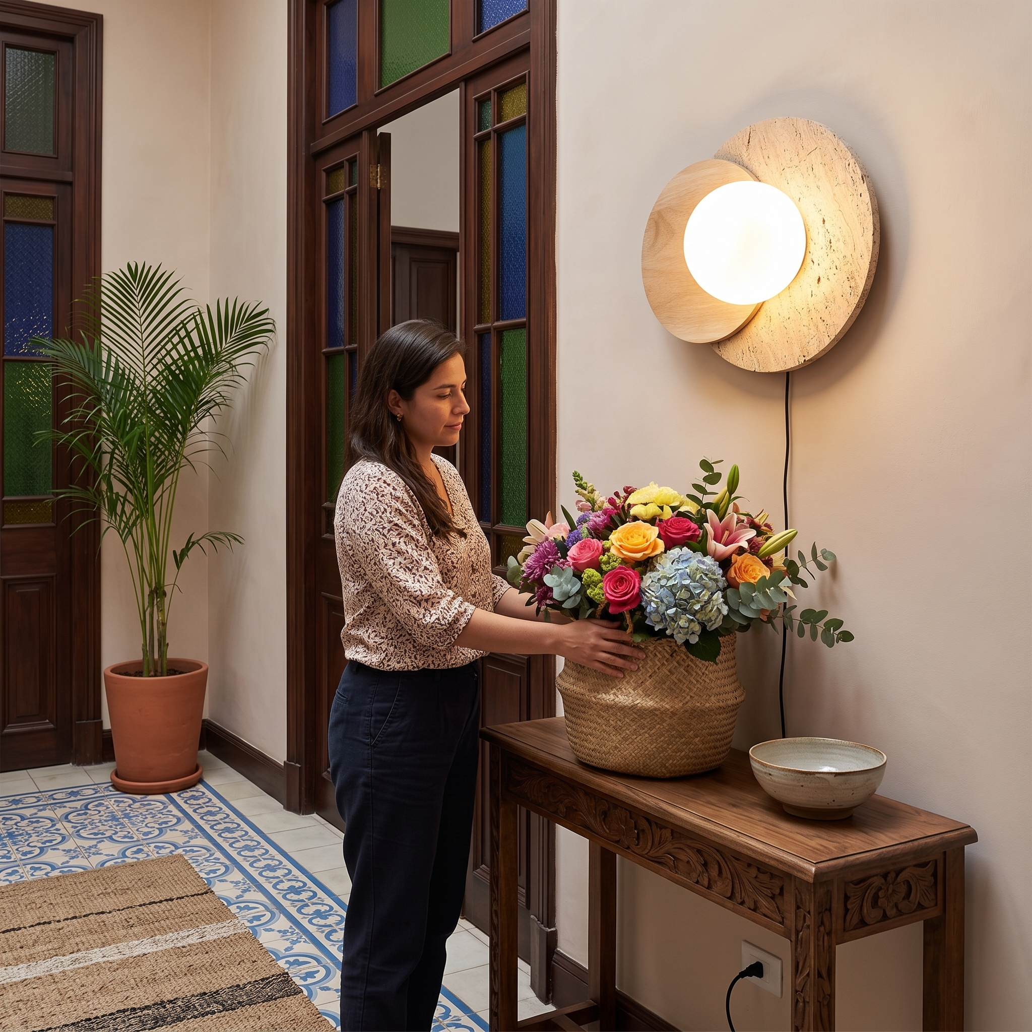 Kassandra wall light, lifestyle image 1