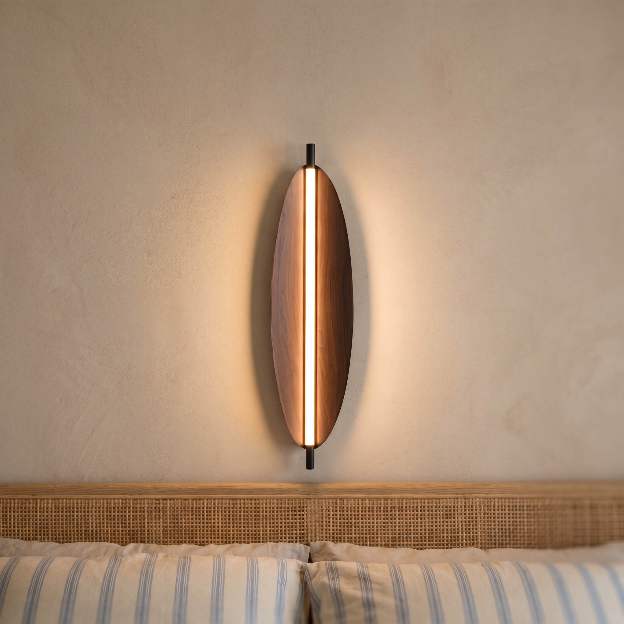 Linos - Walnut Grain Wall Sconce