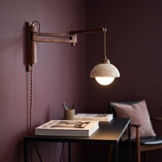 Palaimon - Travertine Swing Arm Wall Sconce