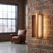 Amatheia - Wood and Iron Wall Light